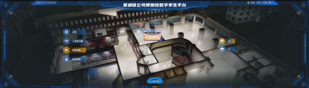 某通信公司博物馆数字孪生平台