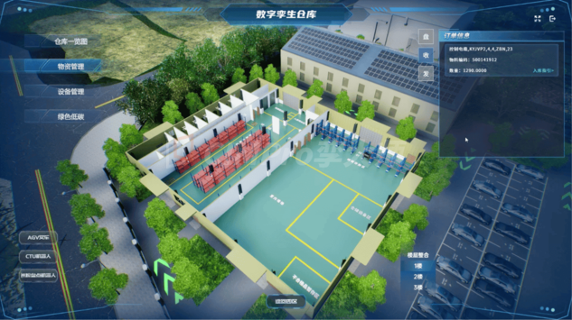 某仓储物流调度仿真系统