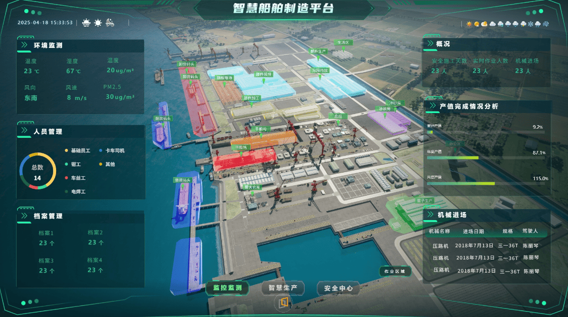 船厂数字孪生系统